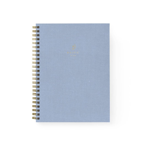 Blue Ash Cloth Spiral Notebook