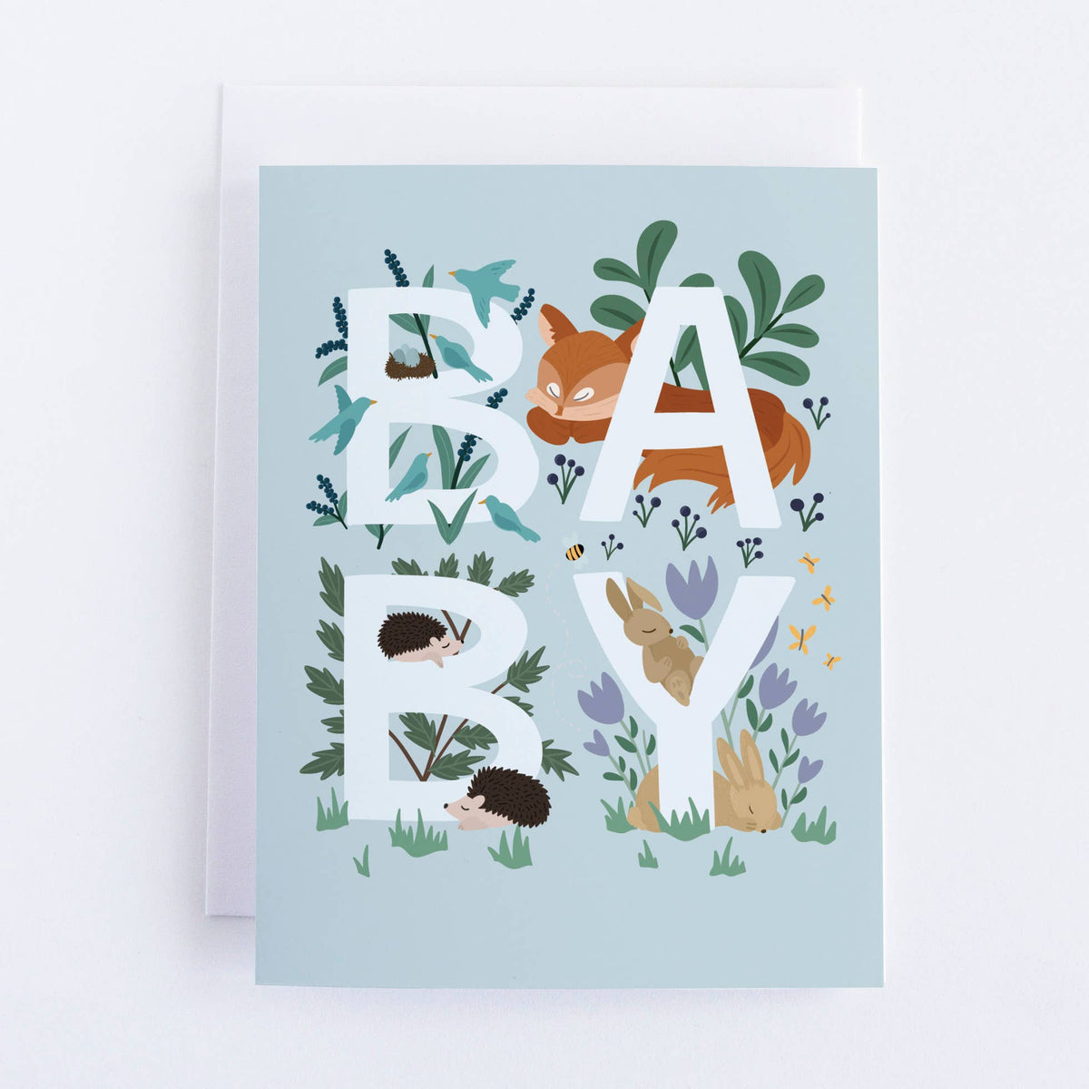 Woodland Baby Shower Card