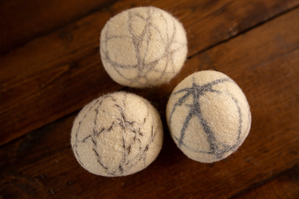Natural Wool Dryer Balls 3-Pack