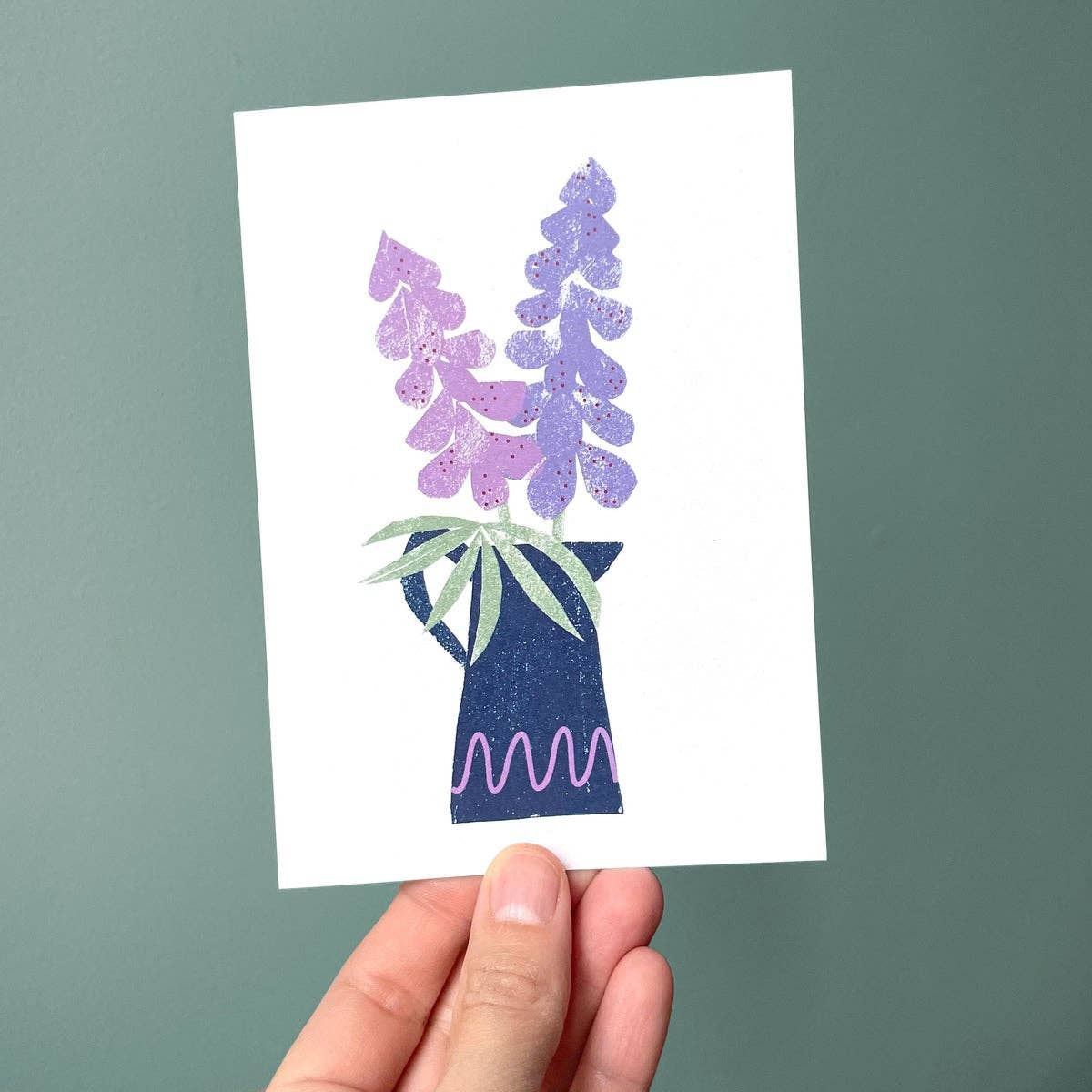 Lupines Greeting Card